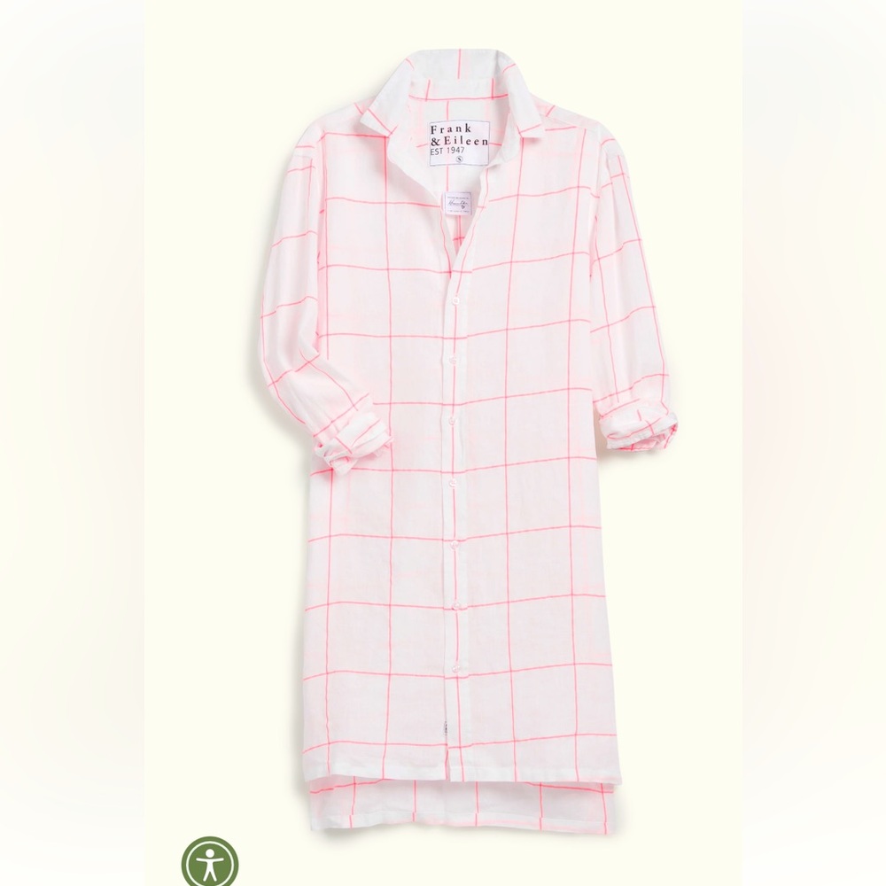 NWT Frank and Eileen Hunter Linen Dress